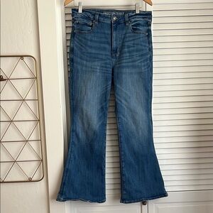 12 Short | AE Next Level Super High-Waisted Flare Jean